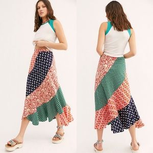 NWOT Free People Medley Maxi Skirt